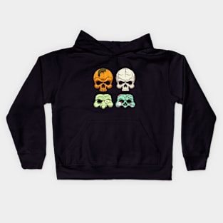 Halloween Masks Kids Hoodie